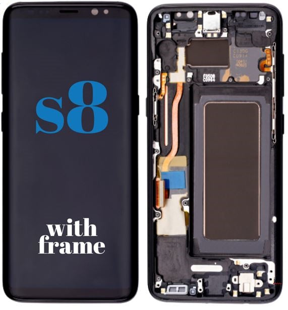 Samsung Galaxy S8 LCD Display Assembly With Frame-Refurbished (SM-G950)