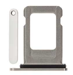 iPhone XS Sim Card Tray - Silver