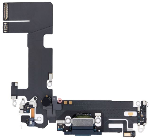 CHARGING PORT FLEX CABLE COMPATIBLE FOR IPHONE 13  (OEM) (BLACK)