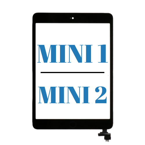 iPad Mini 1/ iPad Mini 2 Glass Screnn Digitizer - Black