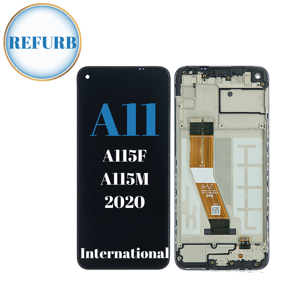 Samsung Galaxy A11 LCD Replacement With Frame-INTERNATONAL Version