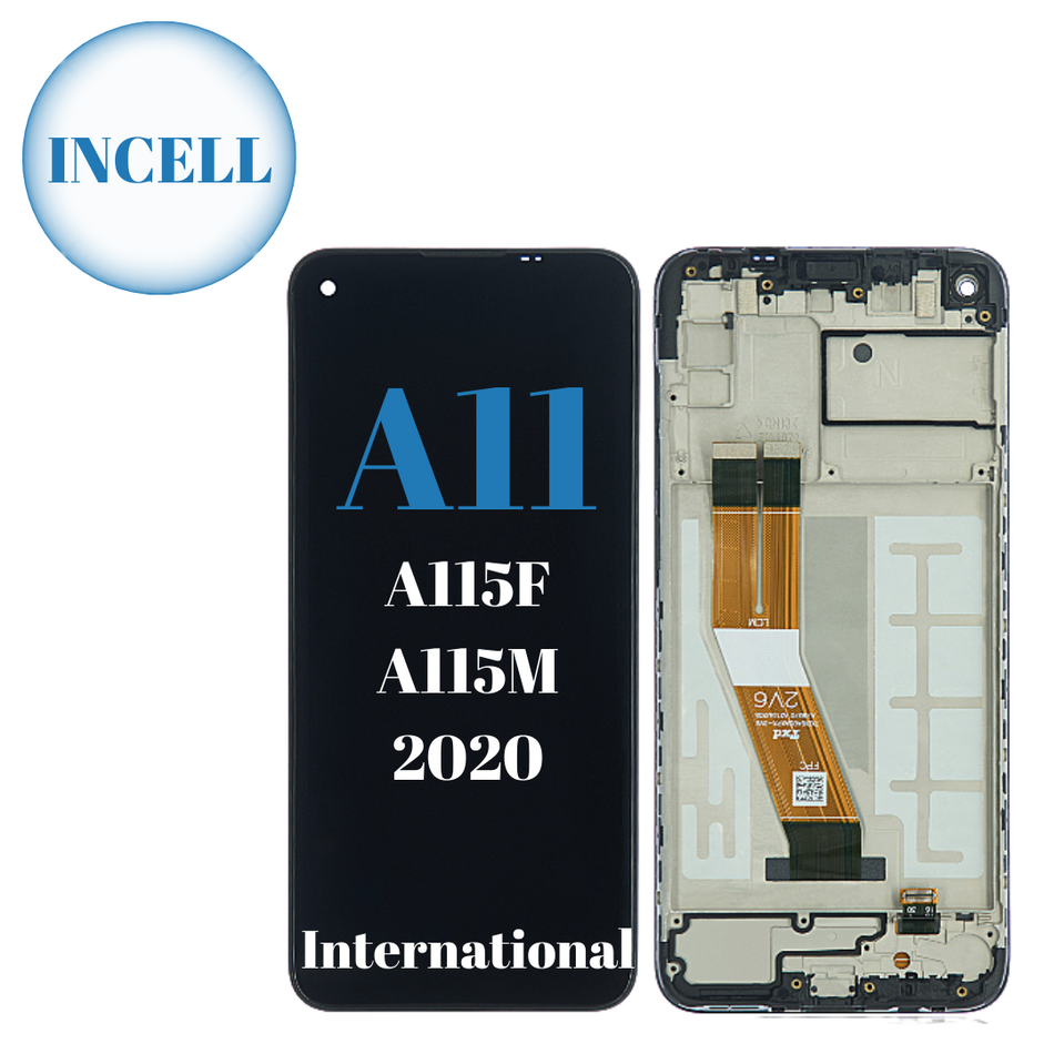Samsung Galaxy A11 LCD Replacement With Frame- Incell (International version)