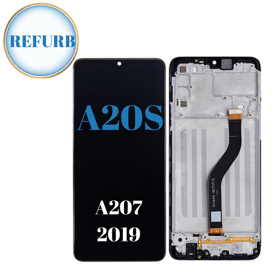 Samsung Galaxy A20S (A207/2019)  LCD Screen Digitizer With Frame -OEM