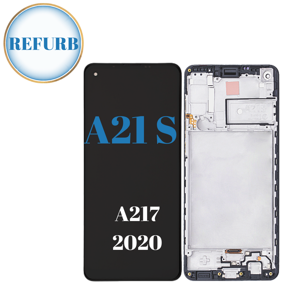 Samsung Galaxy A21s LCD Replacement With Frame- OEM