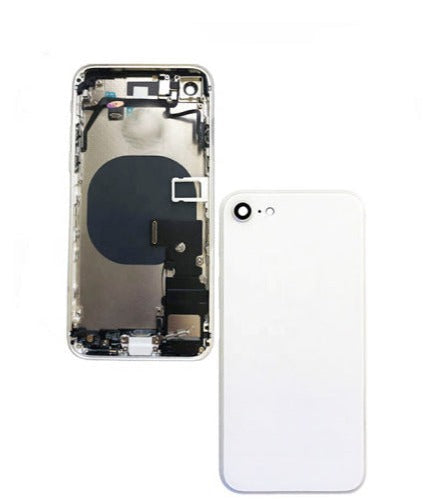 iPhone 8 Back Housing - Silver including charging port