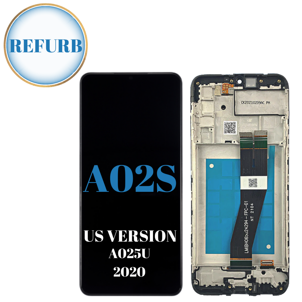 Samsung Galaxy A02S LCD Screen Digitizer (A025U/2020) With Frame (US Version)