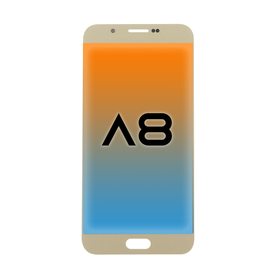 Samsung-Galaxy A8 LCD Display Assembly - Gold