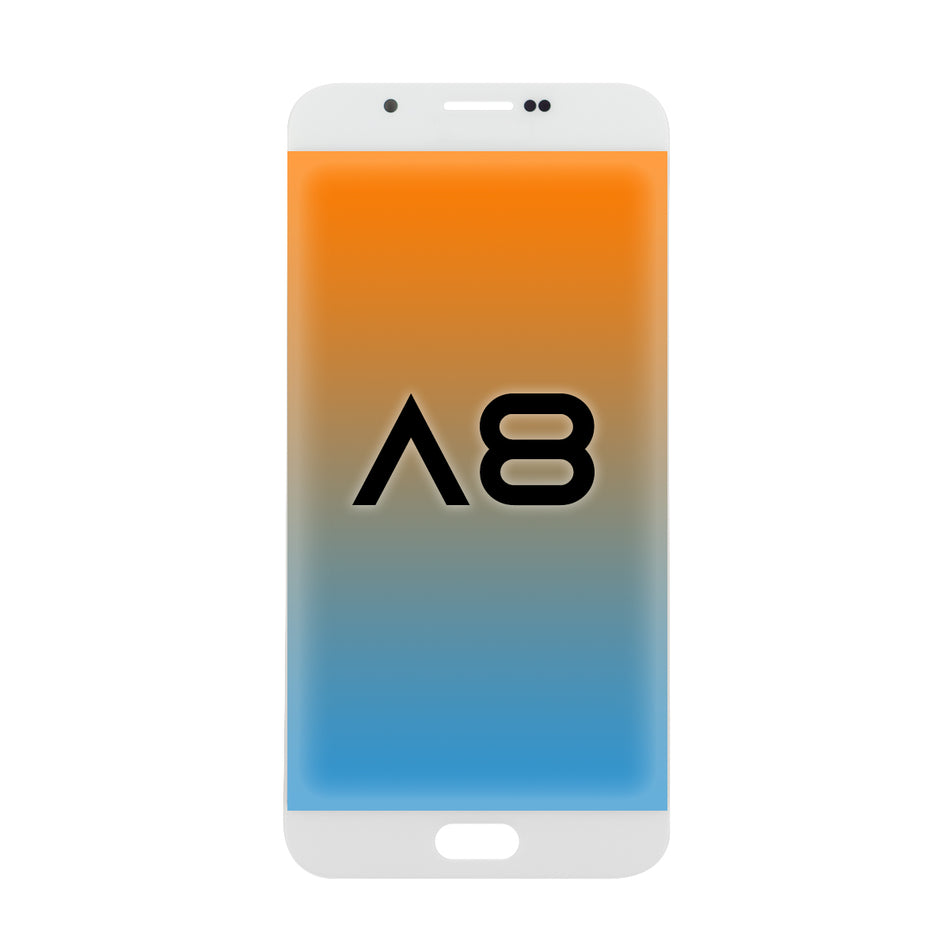 Samsung-Galaxy A8 LCD Display Assembly - White