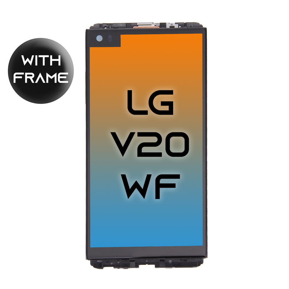 LG V20 LCD Display Assembly With Frame - Black