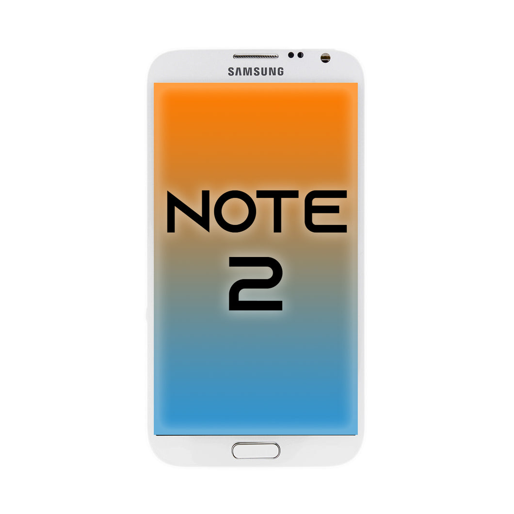 Note 2 LCD Display Assembly - White (N7100)