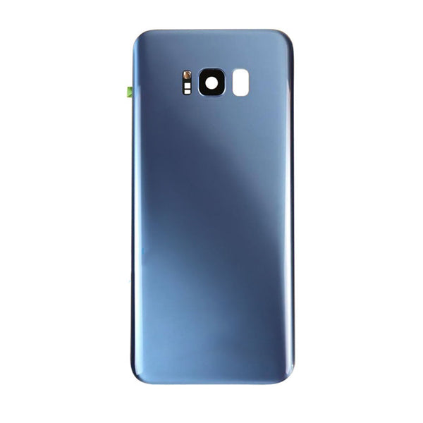 S8 Back Glass With Lens - Coral Blue