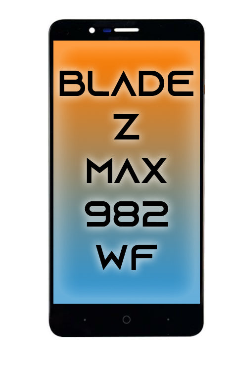 ZTE Blade Z Max LCD Display Assembly With Frame (982)