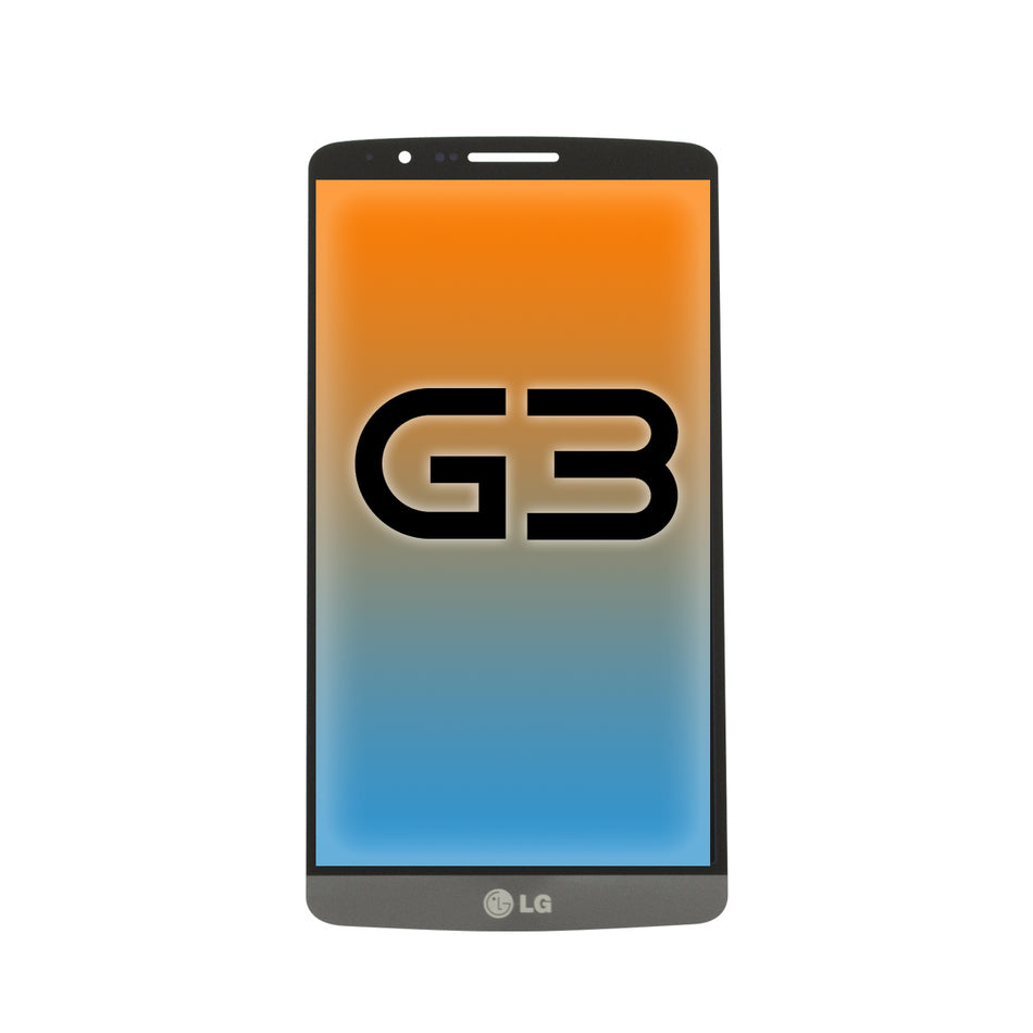 LG G3 LCD Assembly W/Frame - White