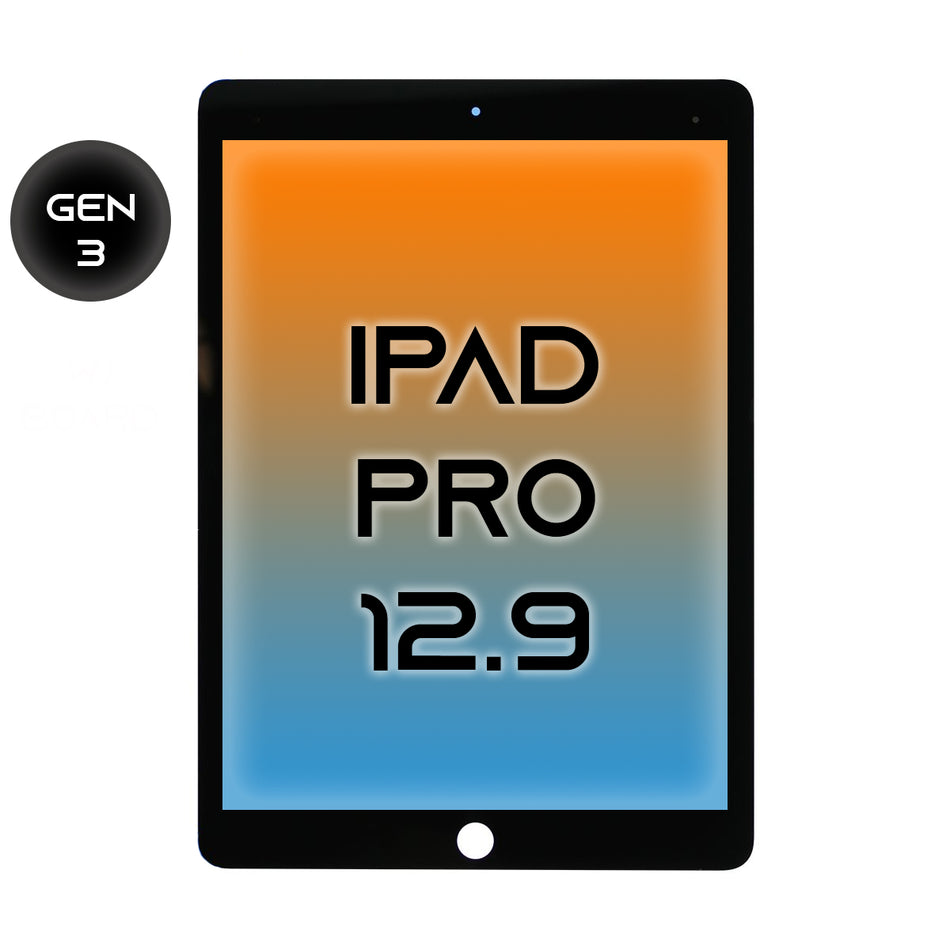 iPad Pro 12.9" 3rd Gen LCD Screen Digitizer Display Assembly - Black