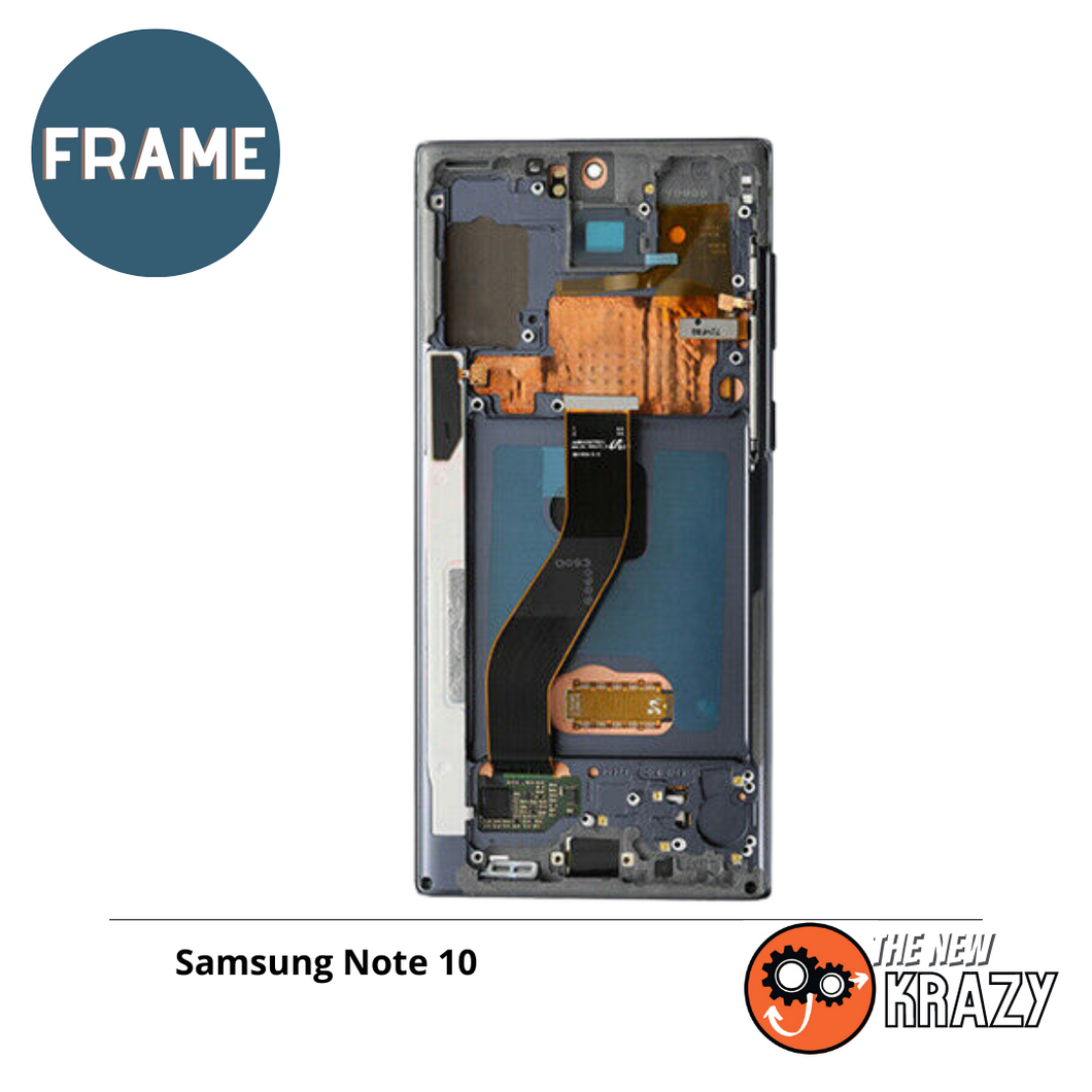 Samsung-Galaxy-Note 10-Mid Frame- Black