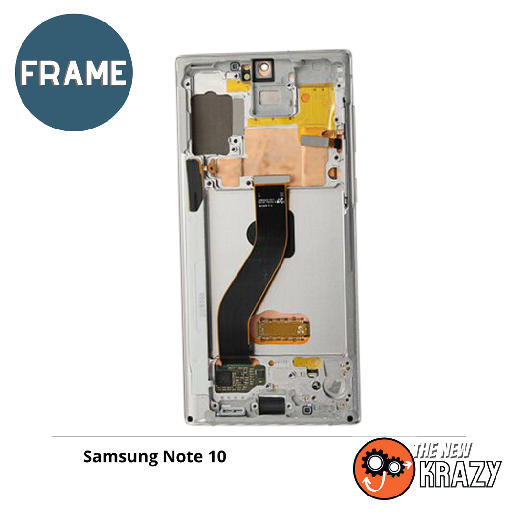 Samsung-Galaxy-Note 10-Mid Frame-White