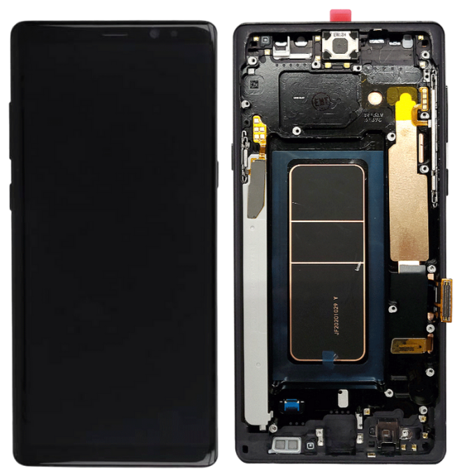 Samsung-Galaxy-Note 9 OEM LCD Screen Digitizer Assembly With Frame - Midnight Black (N960)