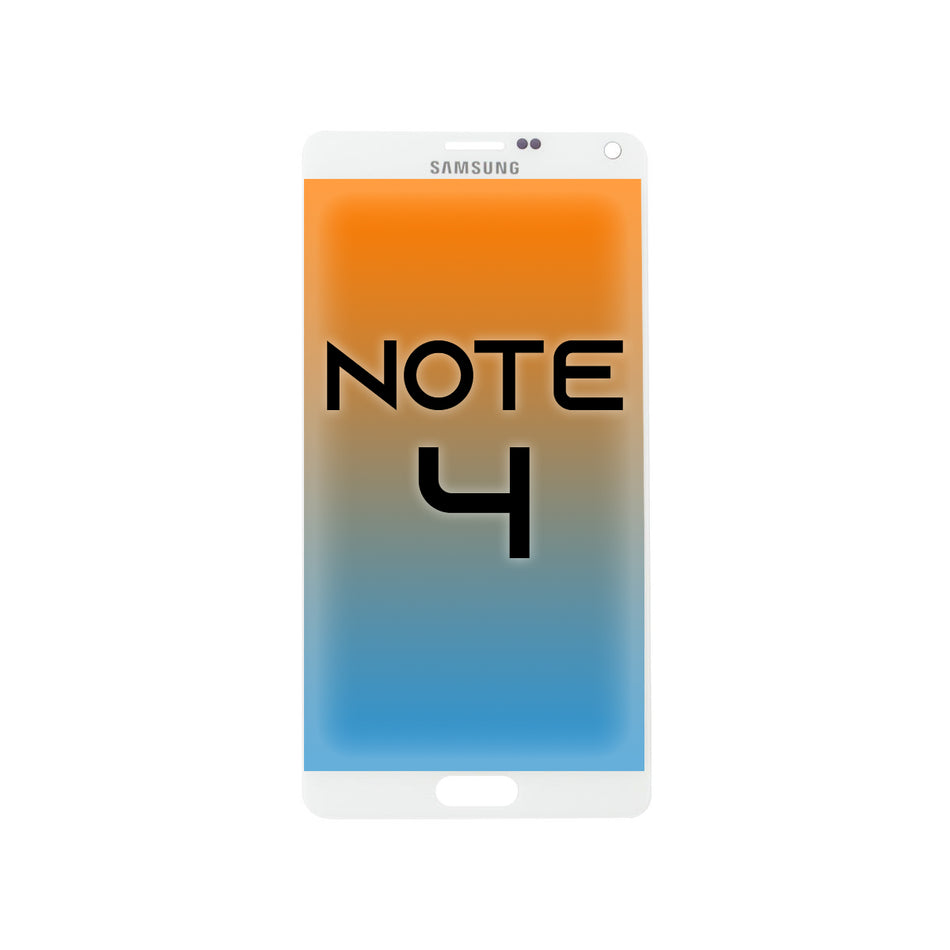 Note 4 LCD Display Assembly - White (N910)