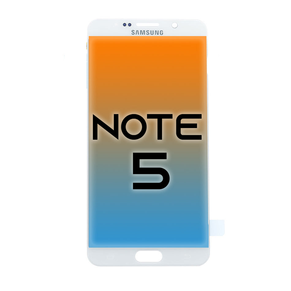 Note 5 LCD Display Assembly - White (N920)