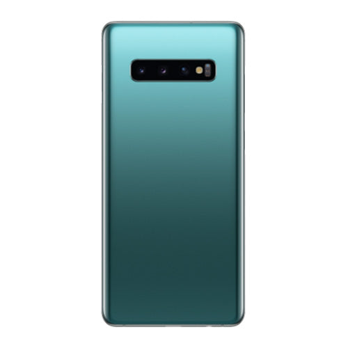 S10 Plus Back Glass With Lens - Prism Green