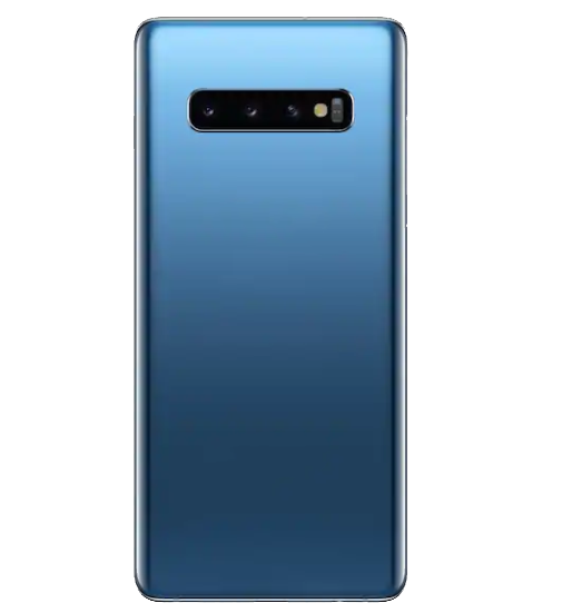 S10 Plus Back Glass With Lens - Prism Blue