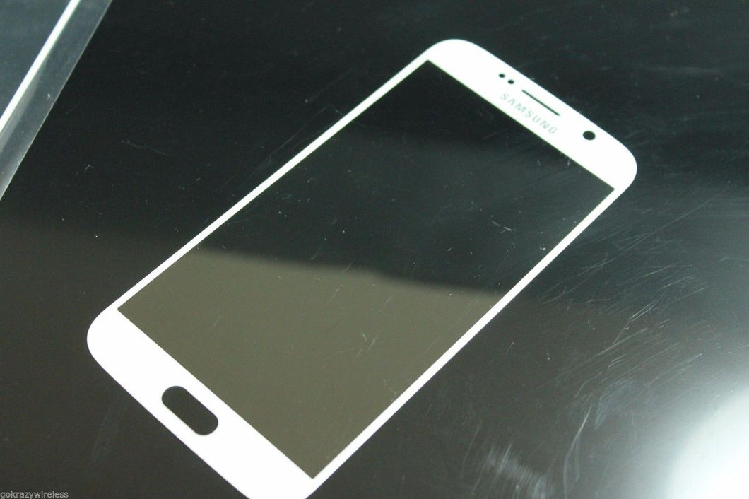 Galaxy S6 Front Replacement Glass - White