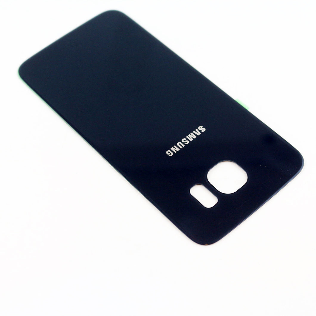 S6 Edge Battery Back Glass Replacement - Blue Topaz