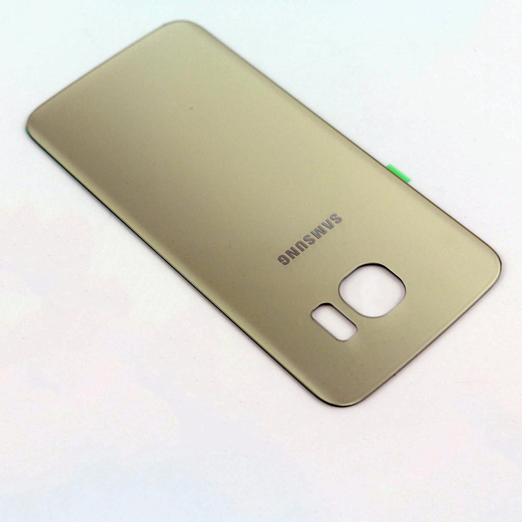 S6 Edge Battery Back Glass Replacement  - Gold Platinum