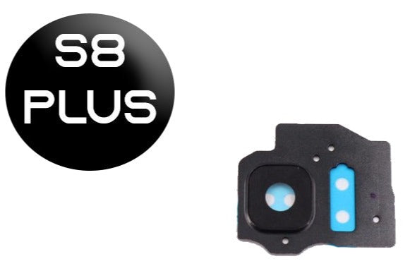 S8 Plus Back Camera Lens - Black