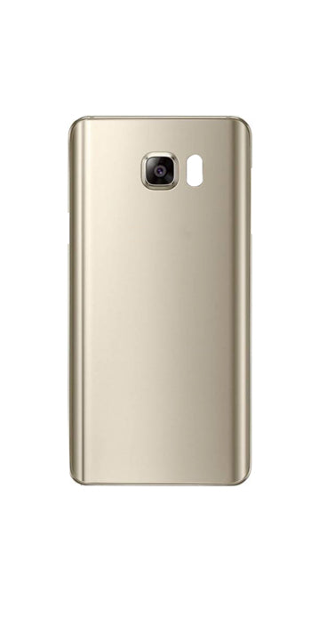 Note 5 Back Glass With Lens - Gold