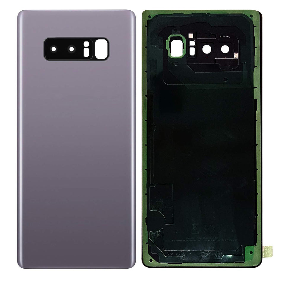 Note 8 Back Glass With Lens  - Orchid Gray (Purple) (N950)