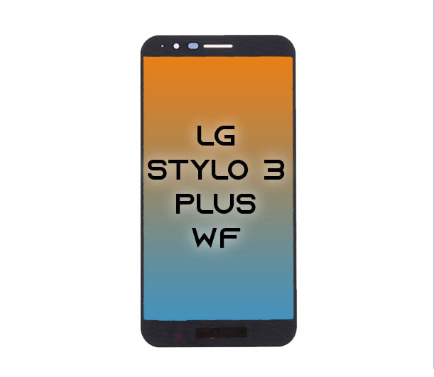 Stylo 3 Plus LCD Display Assembly With Frame - Black